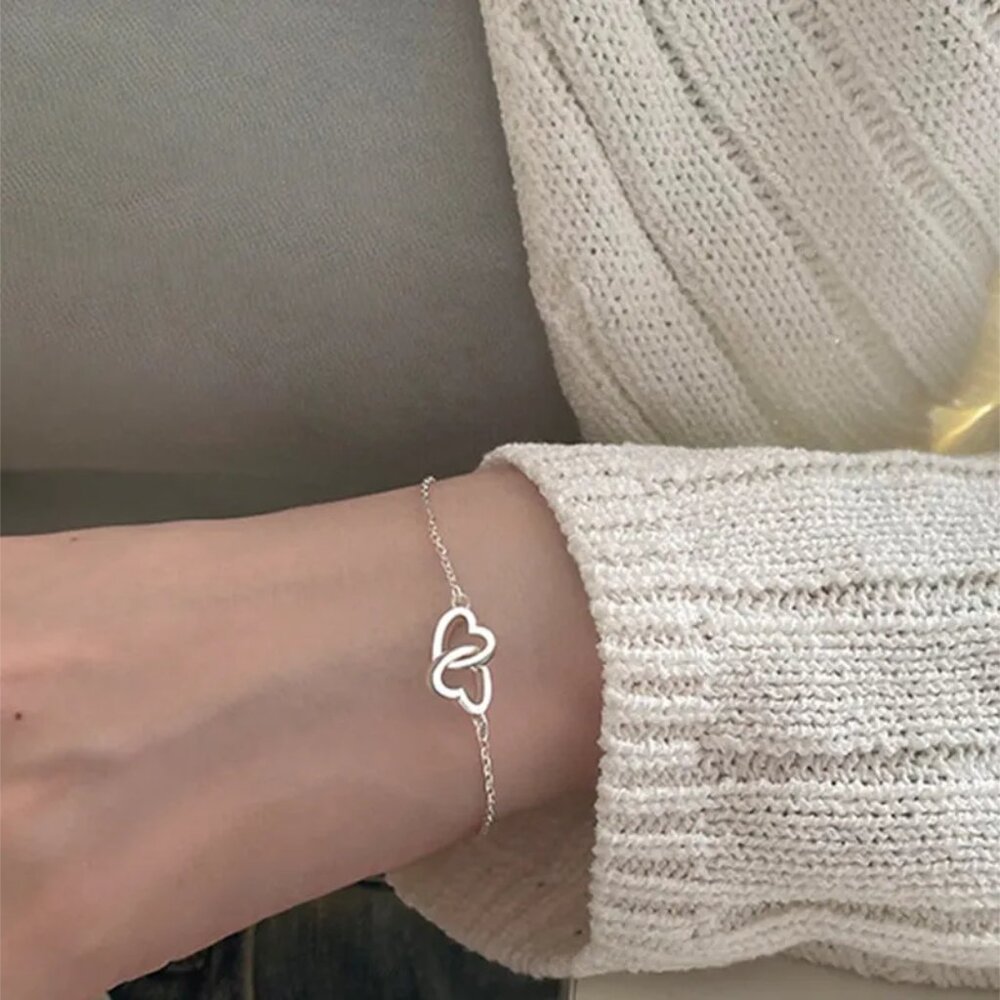 Double Heart Costume Fashion Bracelet